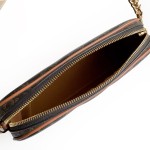 Celine Clutch with Chain in Triomphe Canvas and Lambskin / MULTI BAG in Triomphe Canvas and Calfskin